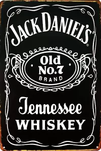 Tavla Plåtskylt Retro