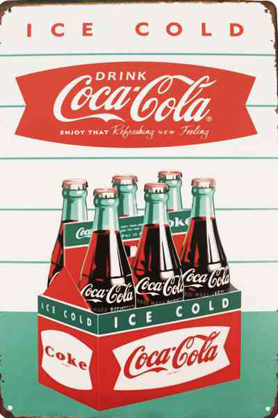 Tavla Plåtskylt Retro