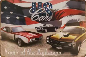 Tavla Plåtskylt Retro