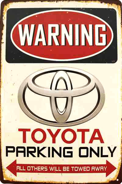 Tavla Plåtskylt Retro