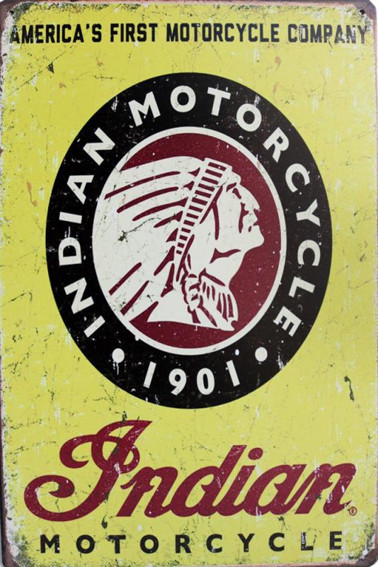 Tavla Plåtskylt Retro