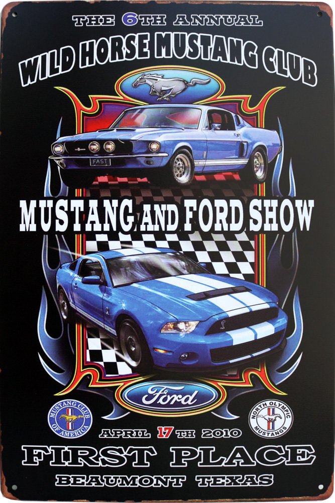 Tavla Plåtskylt Retro