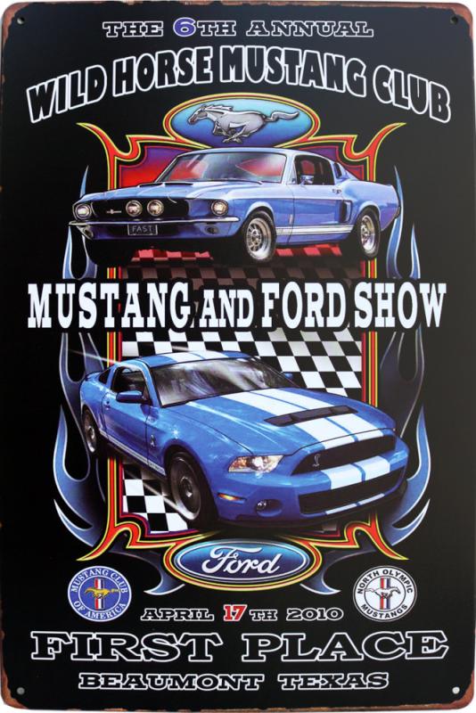 Tavla Plåtskylt Retro