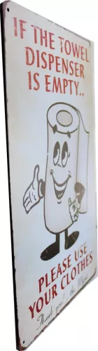 Tavla Plåtskylt Retro