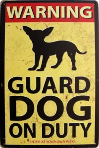 Tavla Plåtskylt Retro