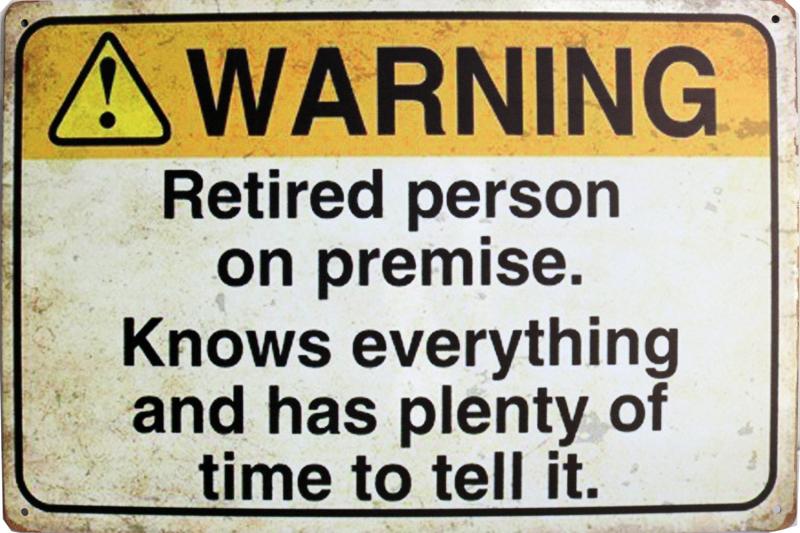 Tavla Plåtskylt Retro