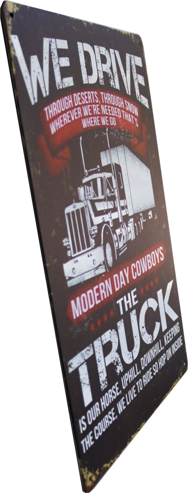 Tavla Plåtskylt Retro