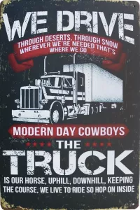 Tavla Plåtskylt Retro