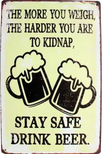 Tavla Plåtskylt Retro