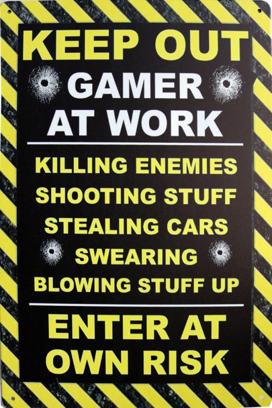 Tavla Plåtskylt Retro