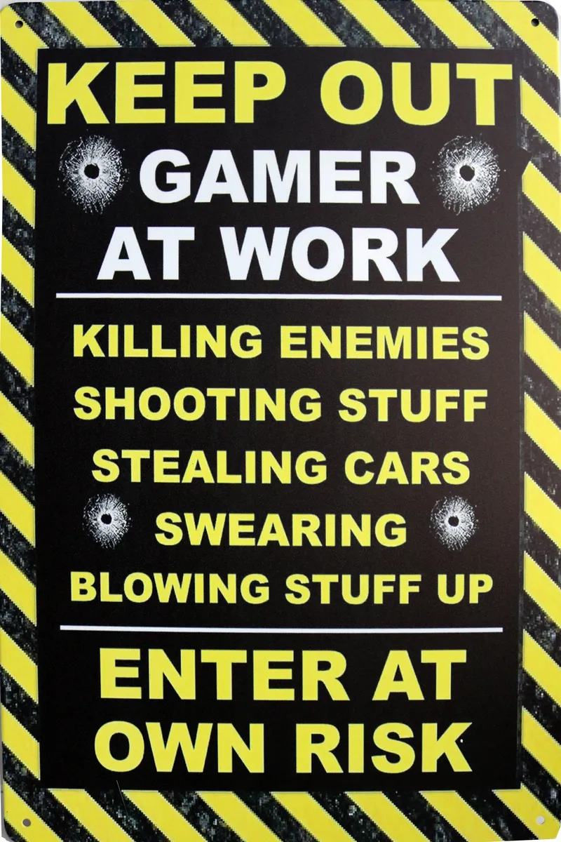 Tavla Plåtskylt Retro