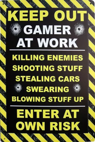 Tavla Plåtskylt Retro