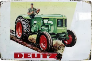 Tavla Plåtskylt Retro