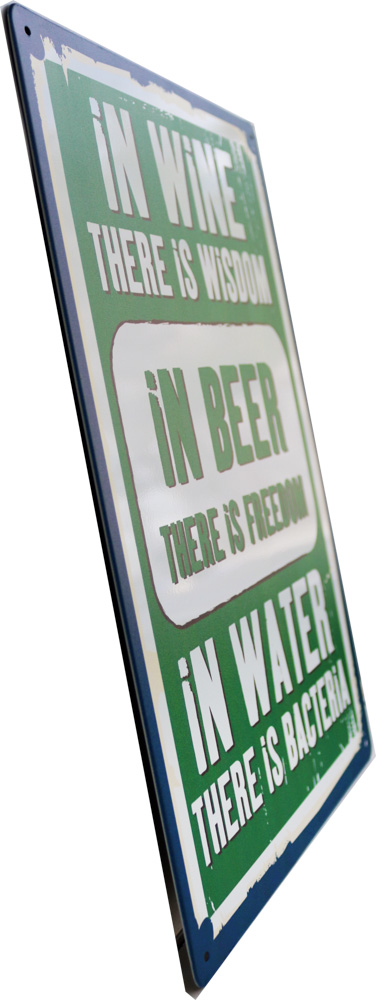 Tavla Plåtskylt Retro