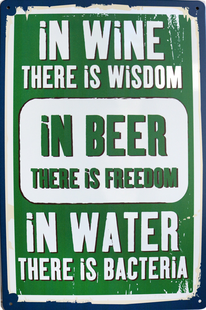 Tavla Plåtskylt Retro