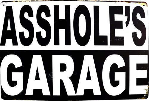 Tavla Plåtskylt Retro