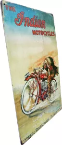 Tavla Plåtskylt Retro