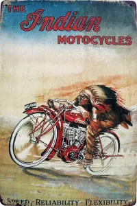 Tavla Plåtskylt Retro