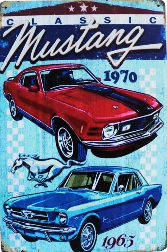 Tavla Plåtskylt Retro