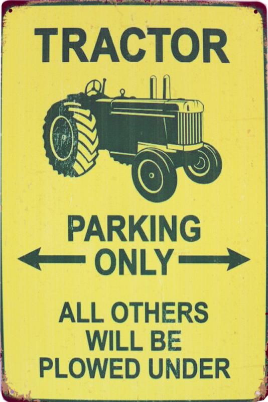 Tavla Plåtskylt Retro