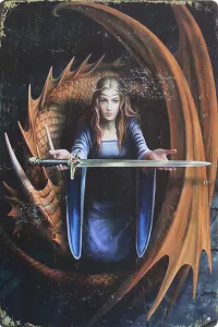 Tavla Plåtskylt Retro