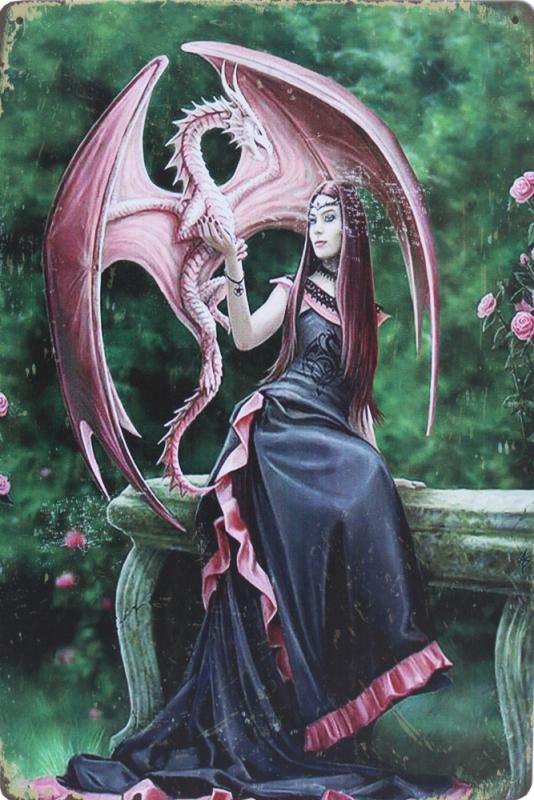 Tavla Plåtskylt Retro