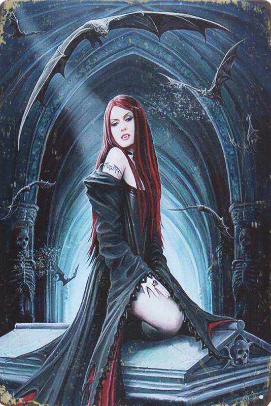 Tavla Plåtskylt Retro