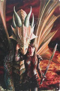 Tavla Plåtskylt Retro