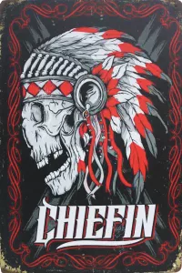 Tavla Plåtskylt Retro