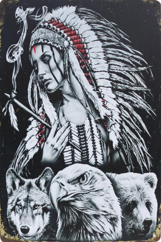 Tavla Plåtskylt Retro