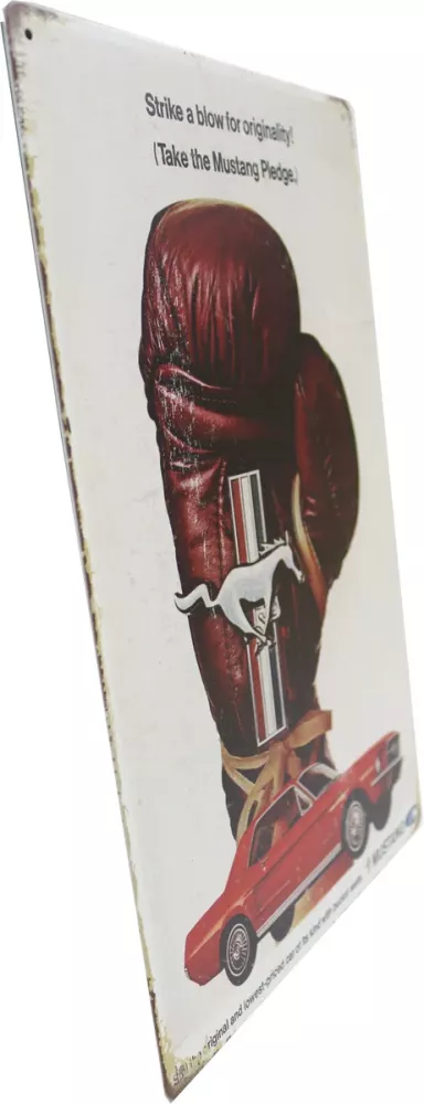 Metallskilt Retro