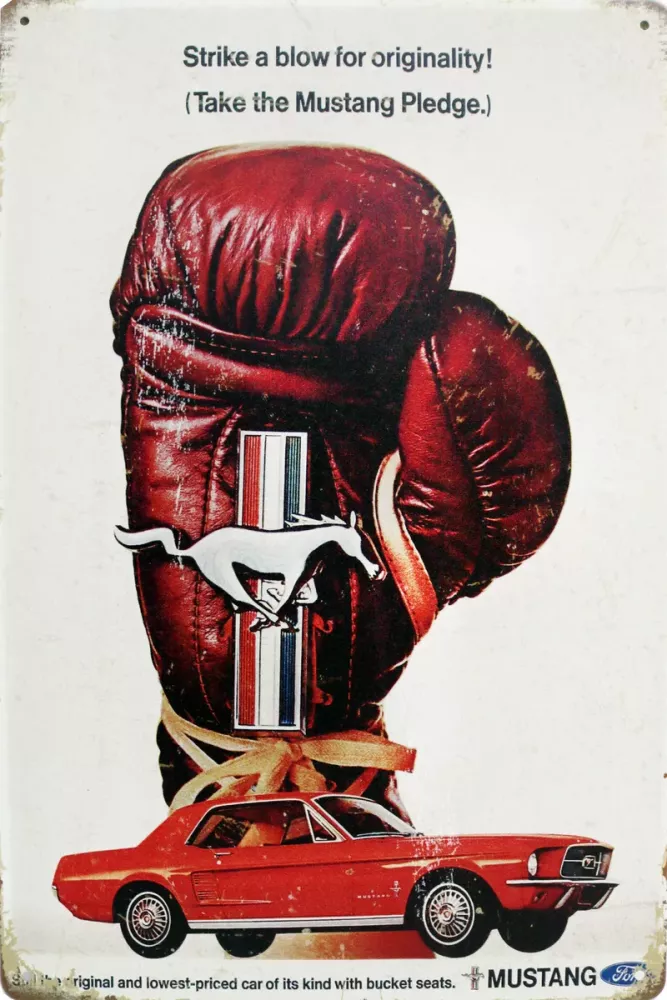 Metallskilt Retro