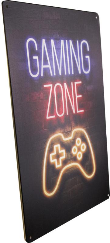 Tavla Plåtskylt Retro Gaming Zone