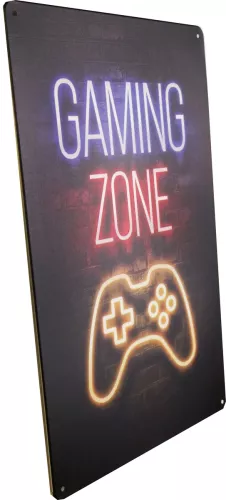 Tavla Plåtskylt Retro Gaming Zone