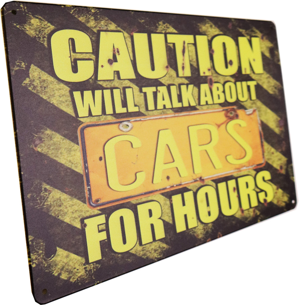 Metallskilt Retro Cars