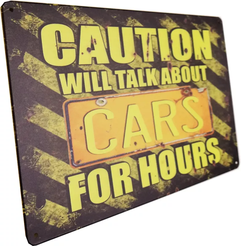 Metallskilt Retro Cars