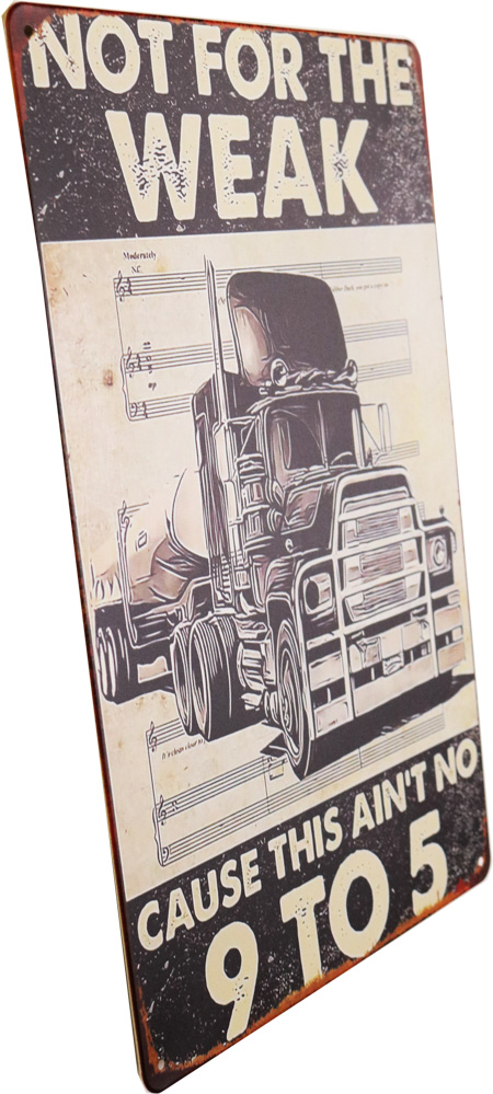 Tavla Plåtskylt Retro Truck