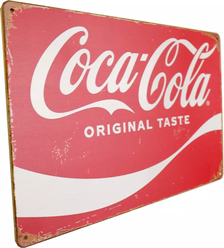 Metallskilt Retro Coca Cola