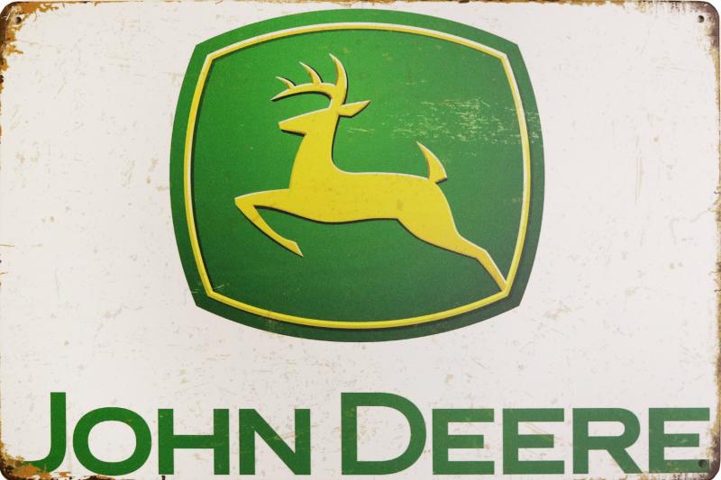 Tavla Plåtskylt Retro John Deere