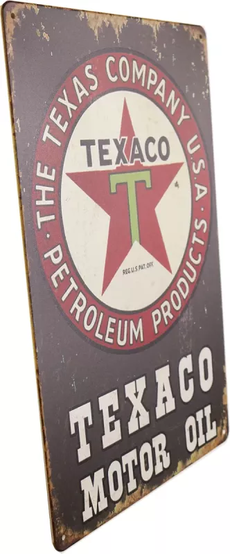 Metallskilt Retro Texaco