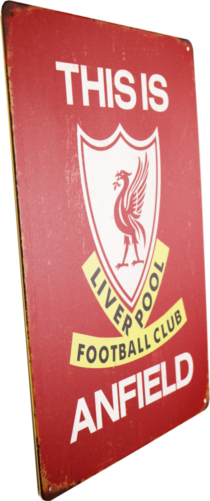 Tavla Plåtskylt Retro Liverpool