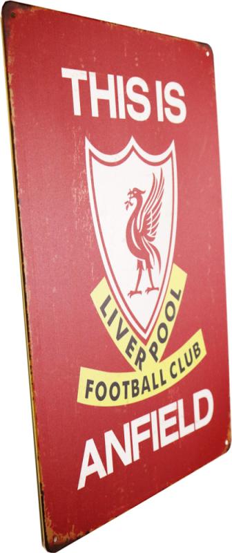 Tavla Plåtskylt Retro Liverpool