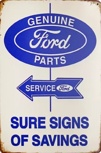 Tavla Plåtskylt Retro Ford