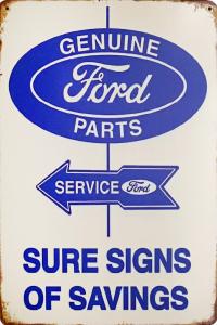 Metallskilt Retro Ford