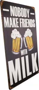 Metallskilt Retro Beer