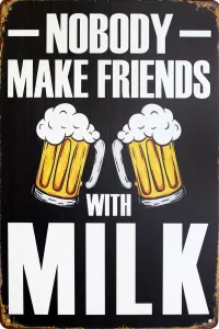 Metallskilt Retro Beer