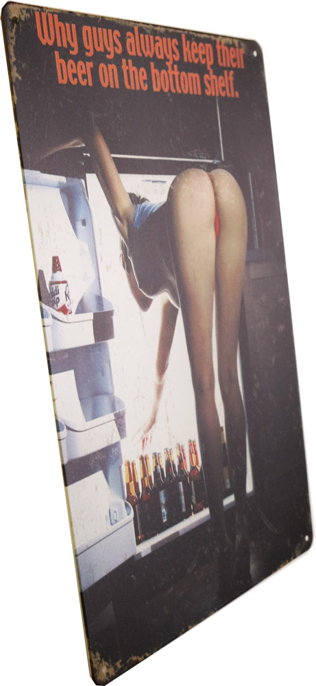 Tavla Plåtskylt Retro Beer