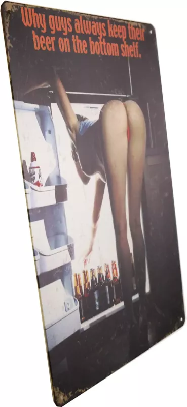 Metallskilt Retro Beer