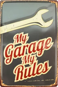 Tavla Plåtskylt Retro