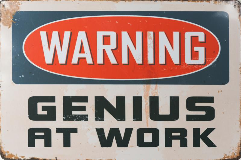 Tavla Plåtskylt Retro